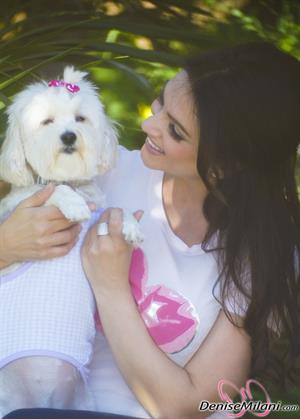 Denise Milani Photoset - Doggie13