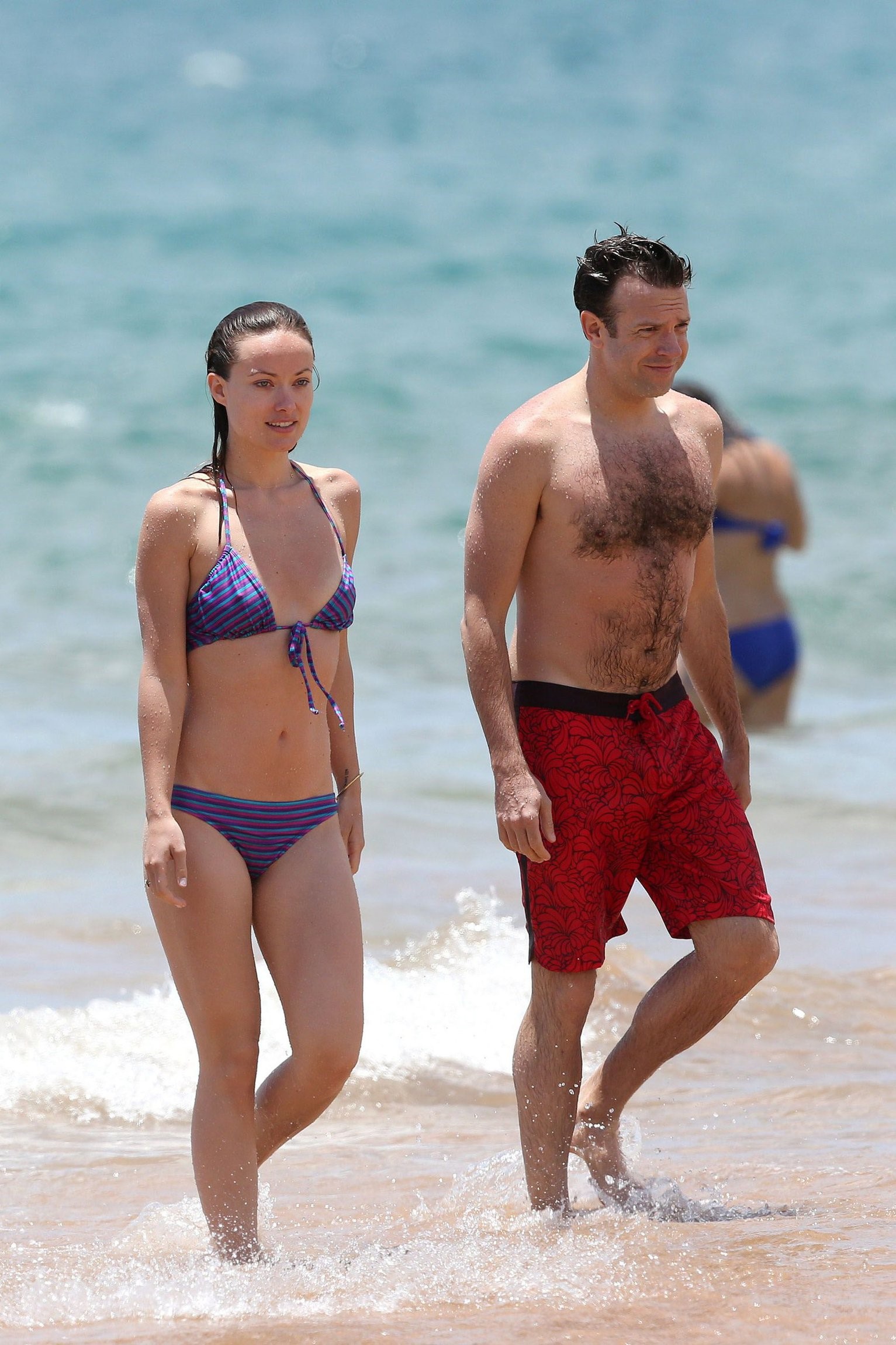 Olivia Wilde on the beach and in the water in Hawaii - May 26, 2013 