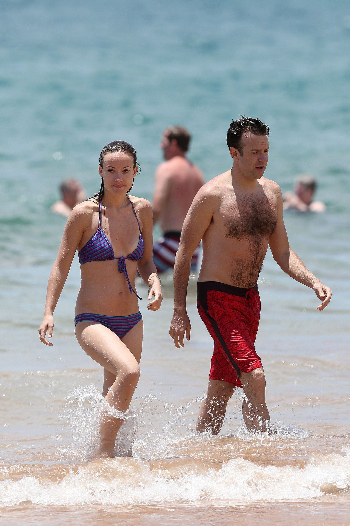 Olivia Wilde on the beach and in the water in Hawaii - May 26, 2013 