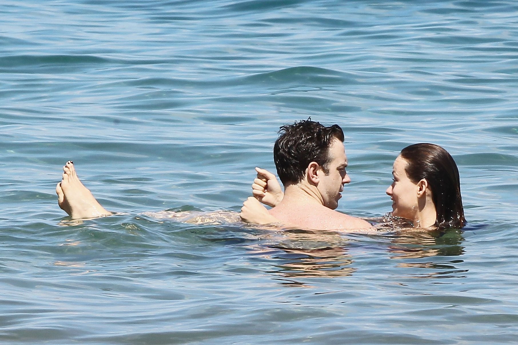 Olivia Wilde on the beach and in the water in Hawaii - May 26, 2013 