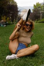 Sylvia Belotti in the Park