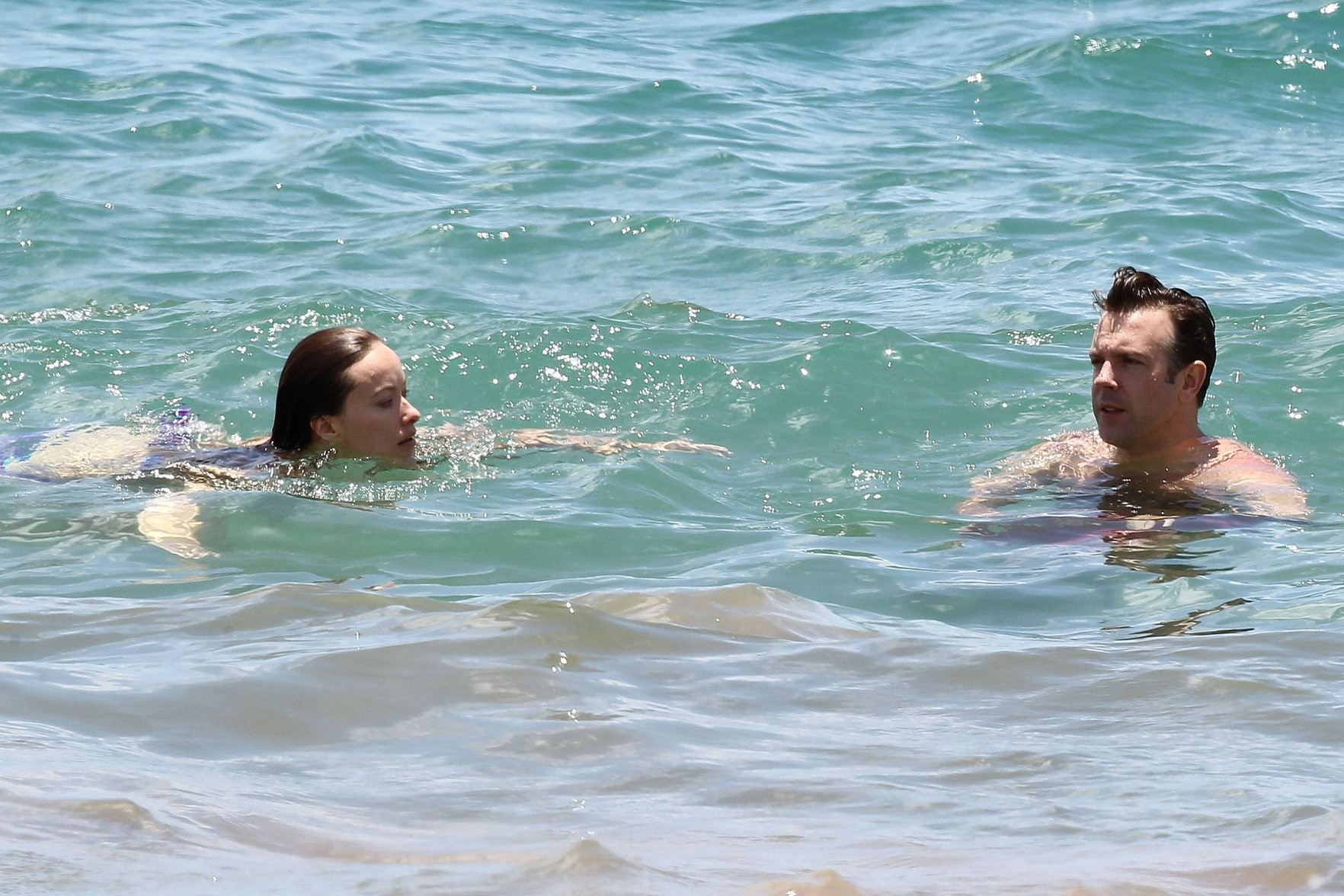 Olivia Wilde on the beach and in the water in Hawaii - May 26, 2013 