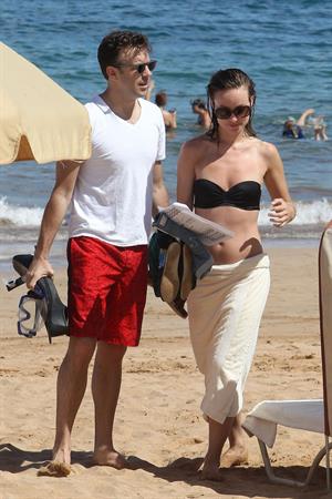 Olivia Wilde on the beach in Hawaii - May 27, 2013 