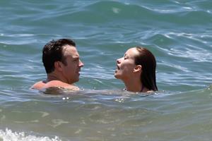 Olivia Wilde on the beach and in the water in Hawaii - May 26, 2013 