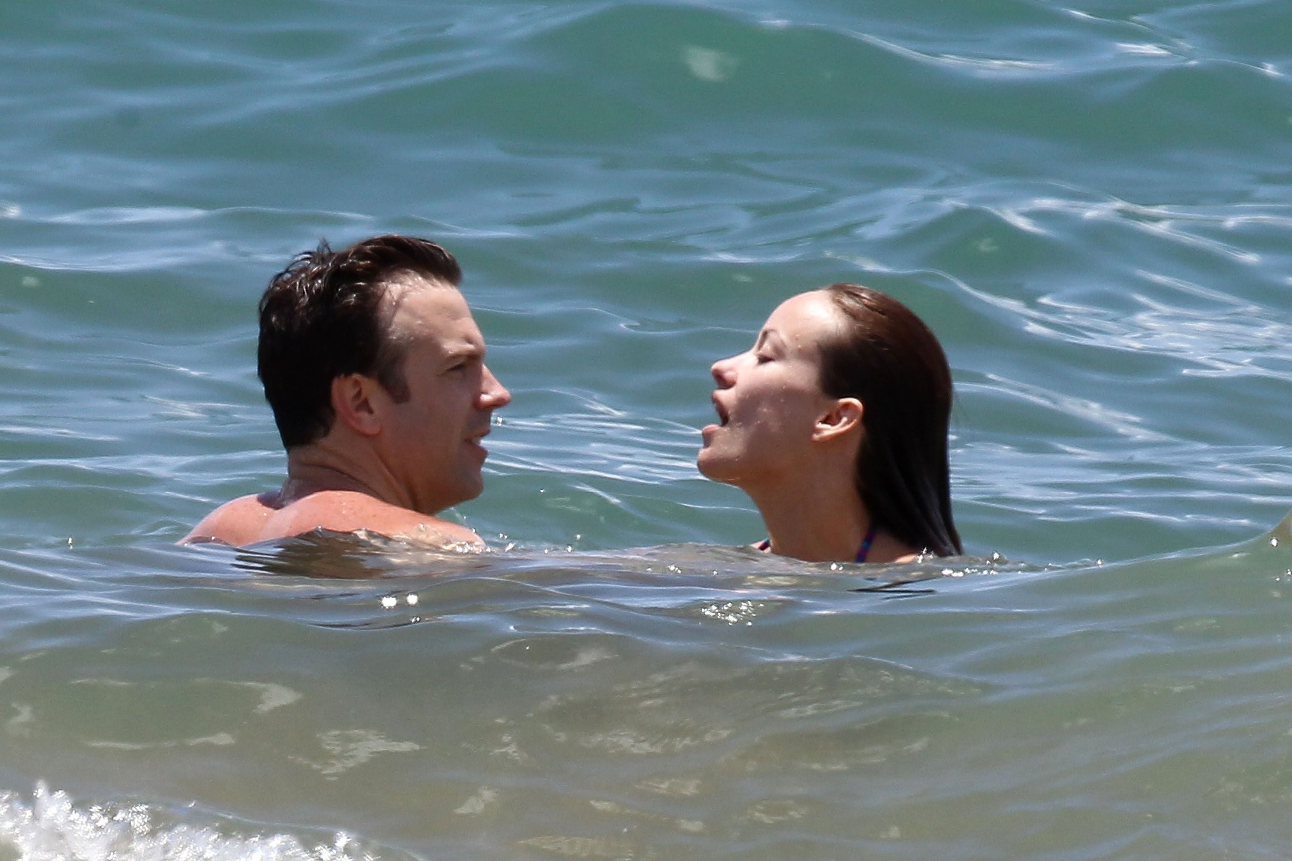 Olivia Wilde on the beach and in the water in Hawaii - May 26, 2013 