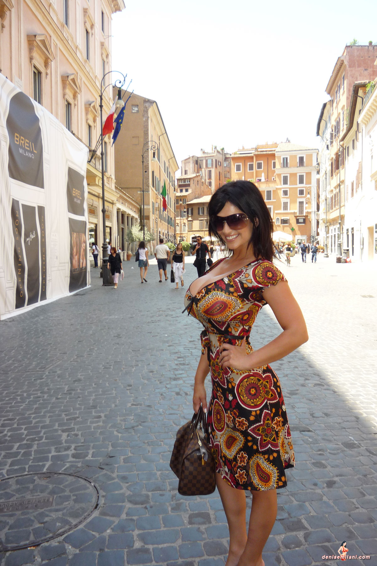 Denise Milani Snapshots - Rome1