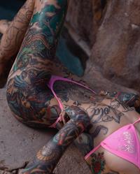 Angela Mazzanti in a bikini