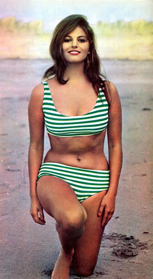 Claudia Cardinale in a bikini