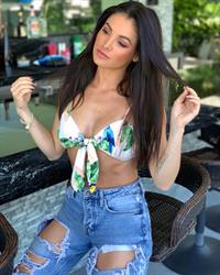 Ripped Jeans and a Sexy Halter Top