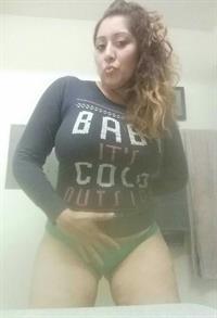 Patricia Lira taking a selfie