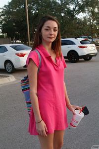 Hannah Tarley Teasing in a Diner