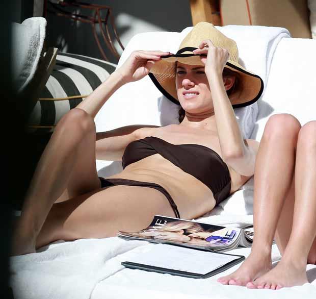 Allison Williams in a bikini