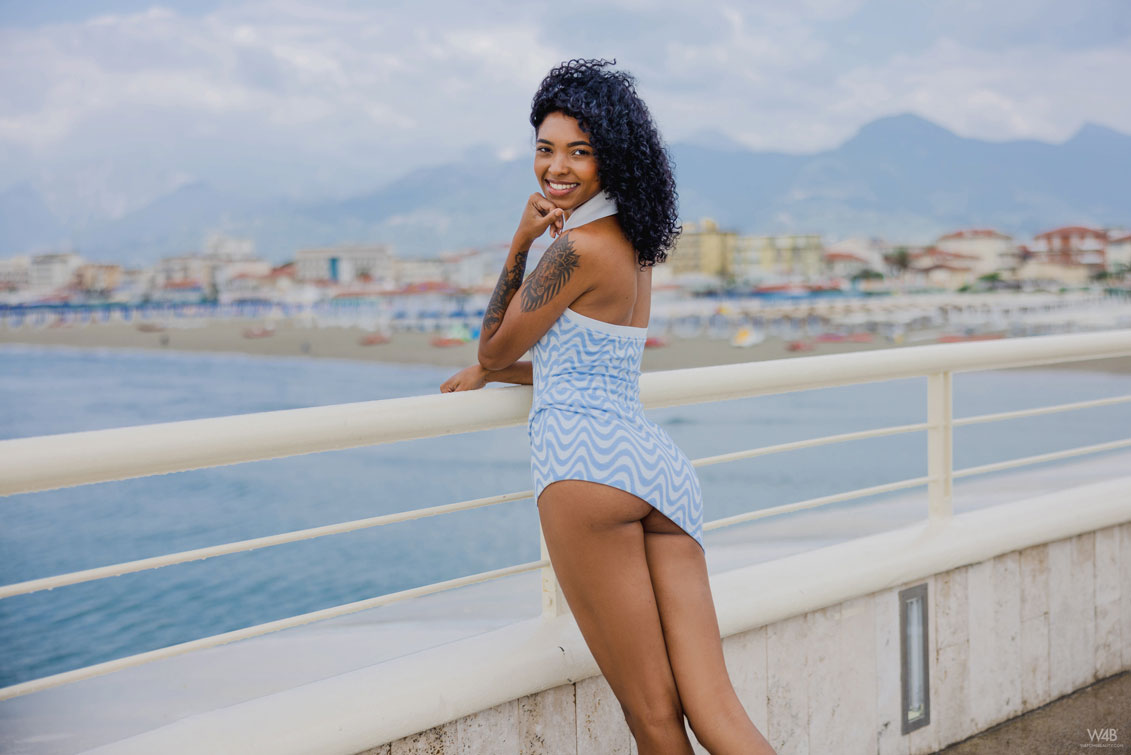 Exotic Barbie at the Beach