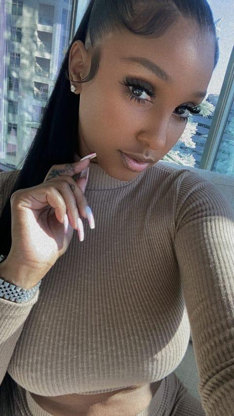 Bernice Burgos taking a selfie