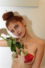 Rosa Calderon Cute Ginger in Shorts