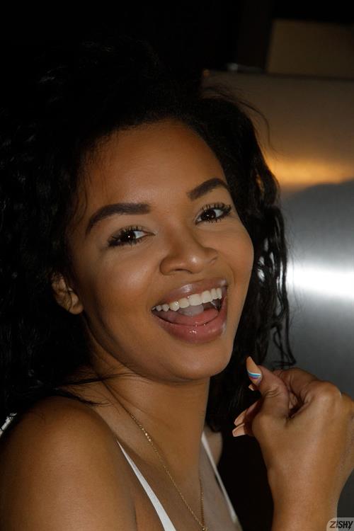 Dee Richards in White Lace