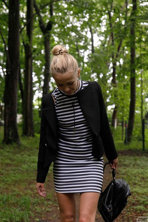 Vlada Romashina in Black Panties