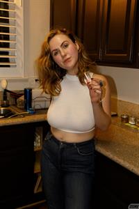 Grace Onfire by the Christmas Tree