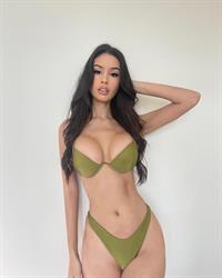 Michelle Thorlund in a bikini