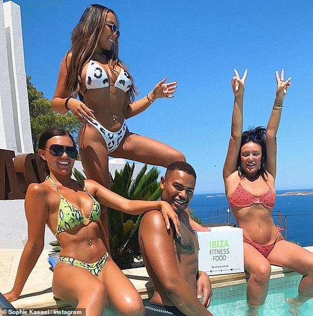 Sophie Kasaei in a bikini