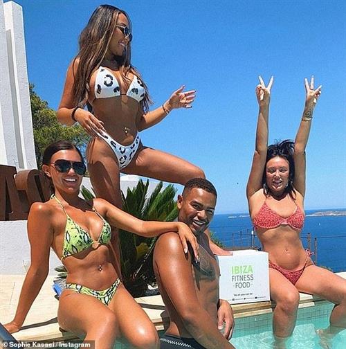 Sophie Kasaei in a bikini