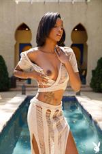 Luci Lane Leggy Ebony by the Pool