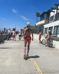 Roller skating July 4, 2023