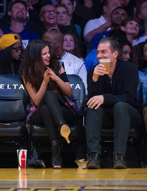 Selena Gomez at Lakers vs Kings game 3/17/13 