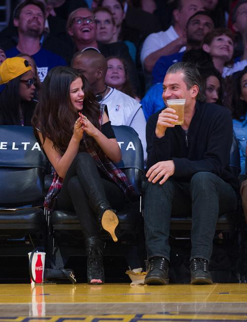 Selena Gomez at Lakers vs Kings game 3/17/13 