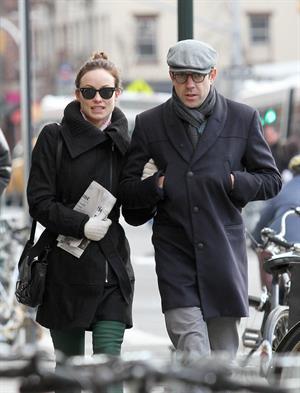 Olivia Wilde out walking in New York City on February 20, 2013