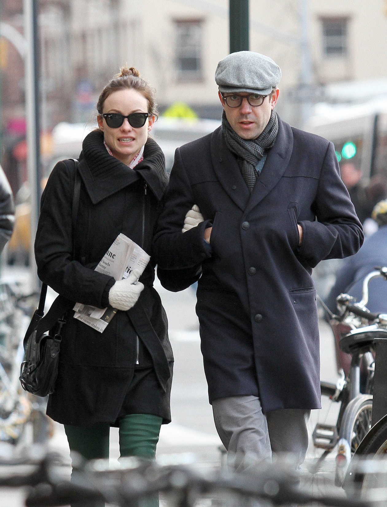 Olivia Wilde out walking in New York City on February 20, 2013