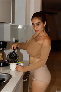 Busty Ileana Burgos in Bed