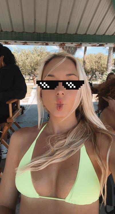 Taylor Gallo in a bikini