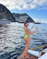 Jaedyn Alexandra Ball in a bikini