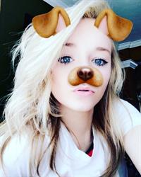 Zoe Laverne Pemberton taking a selfie