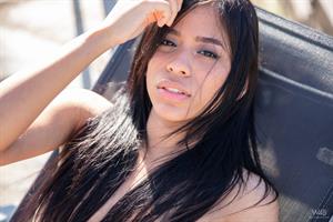 Karin Torres Nude Pictures Karin Torres: Pee By The Pool