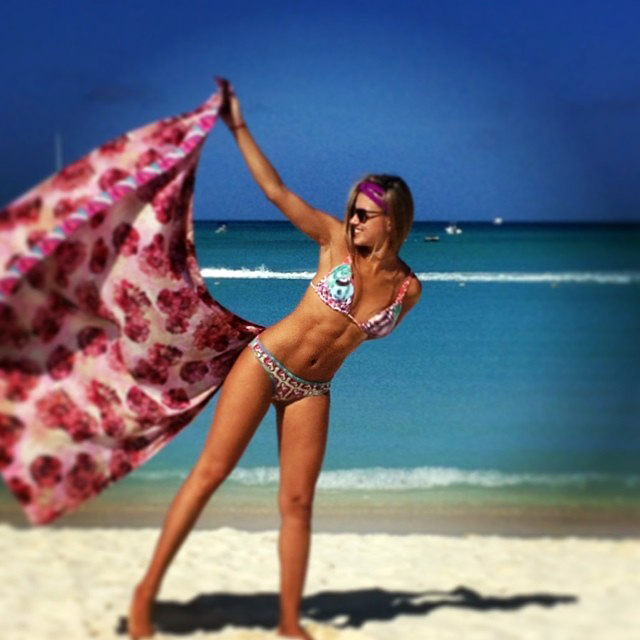 Catalina Uribe in a bikini