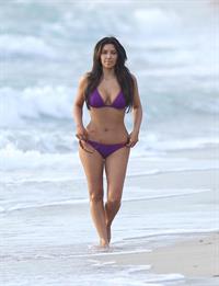 Kim Kardashian in a bikini