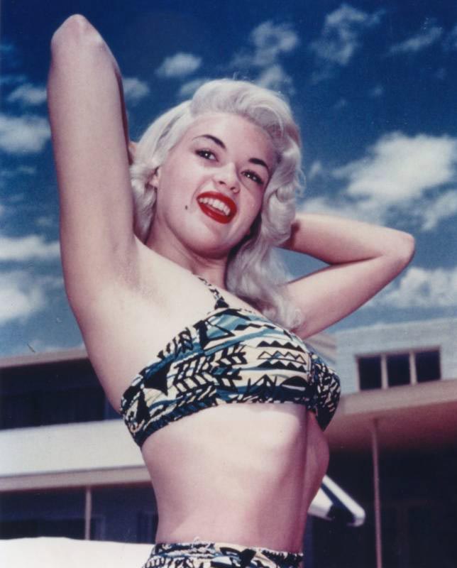 Jayne Mansfield in a bikini