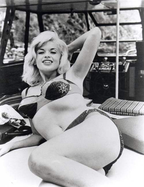 Jayne Mansfield in a bikini