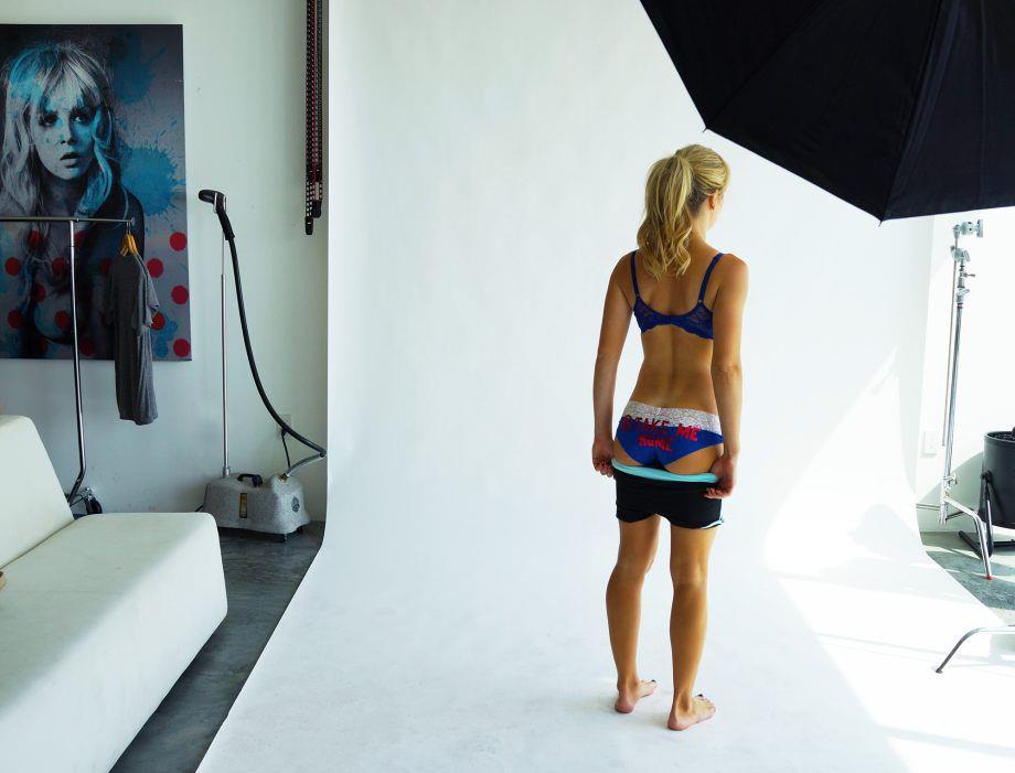 Sunny Reichert in lingerie - ass