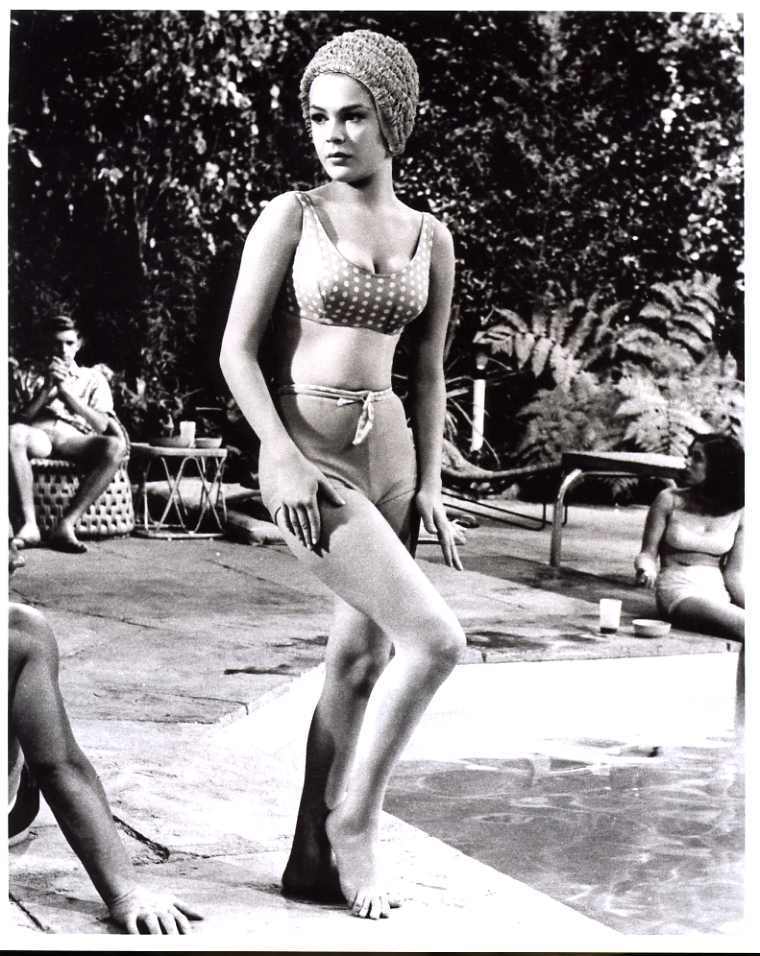 Sandra Dee in a bikini