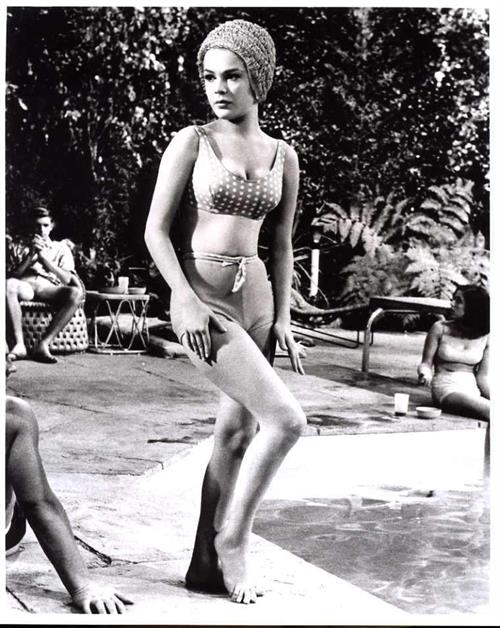 Sandra Dee in a bikini