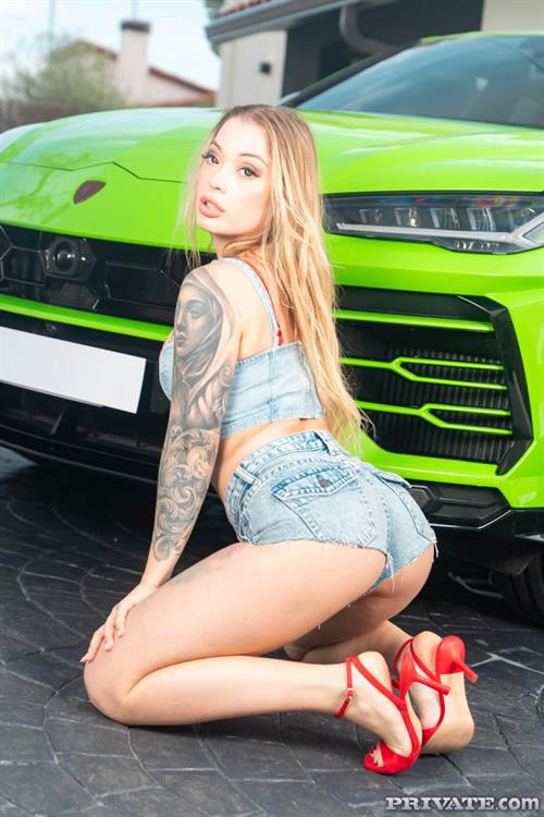 Misha Maver sexy car wash girl