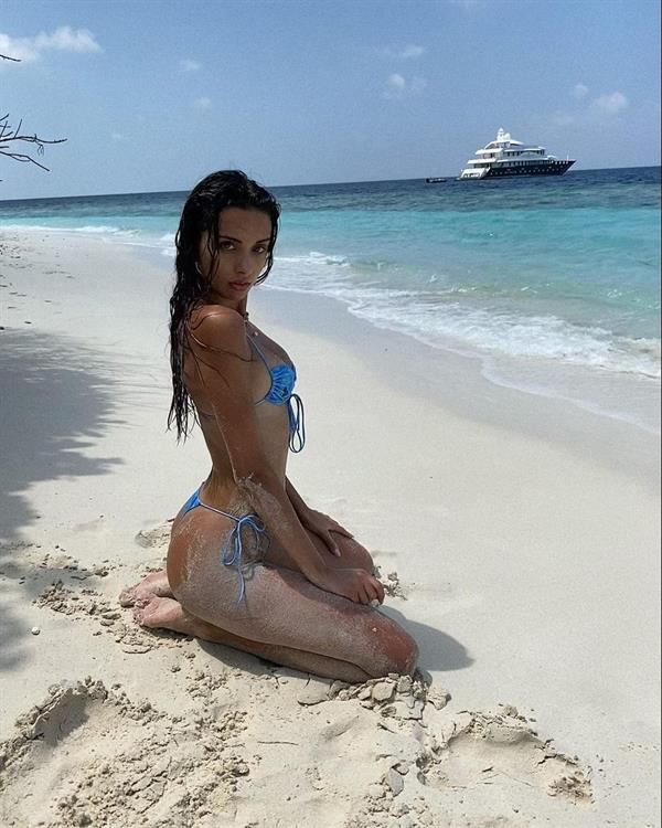 Liza Kovalenko in a bikini
