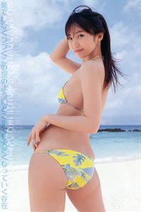 Risa Yoshiki in a bikini