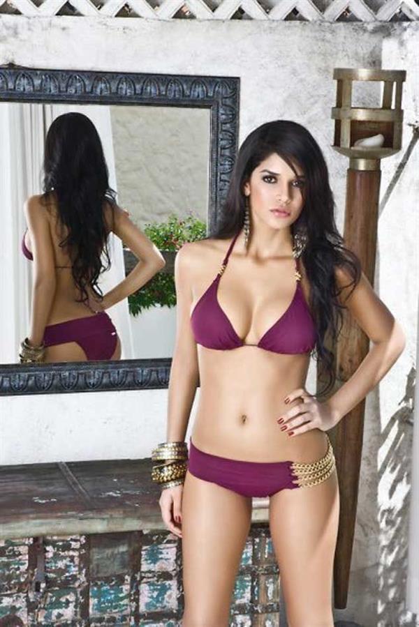 Karen Bray in a bikini