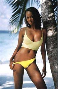 Tyra Banks in a bikini