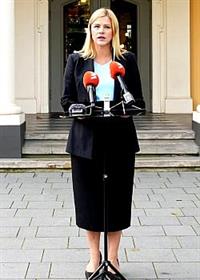 Evika Silina, prime minister of Latvia