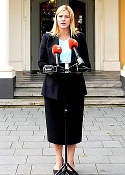 Evika Silina, prime minister of Latvia